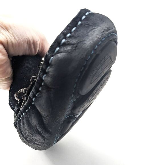 Robert Graham Shoes Mens 10 Tardis Suede Skulls Black Driving Loafers Slip On main image 14